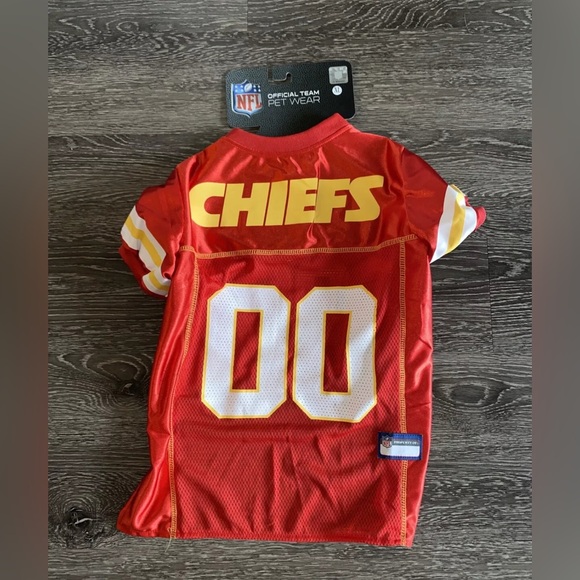 Kansas City Chiefs NFL Officially Licensed Dog Pet Jersey Size XL